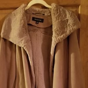 Jones New York tan winter coat